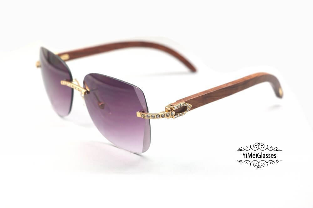 purple cartier glasses