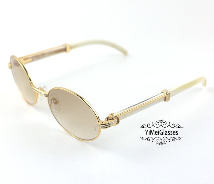 natural horn cartier glasses