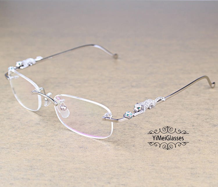 cartier diamond glasses