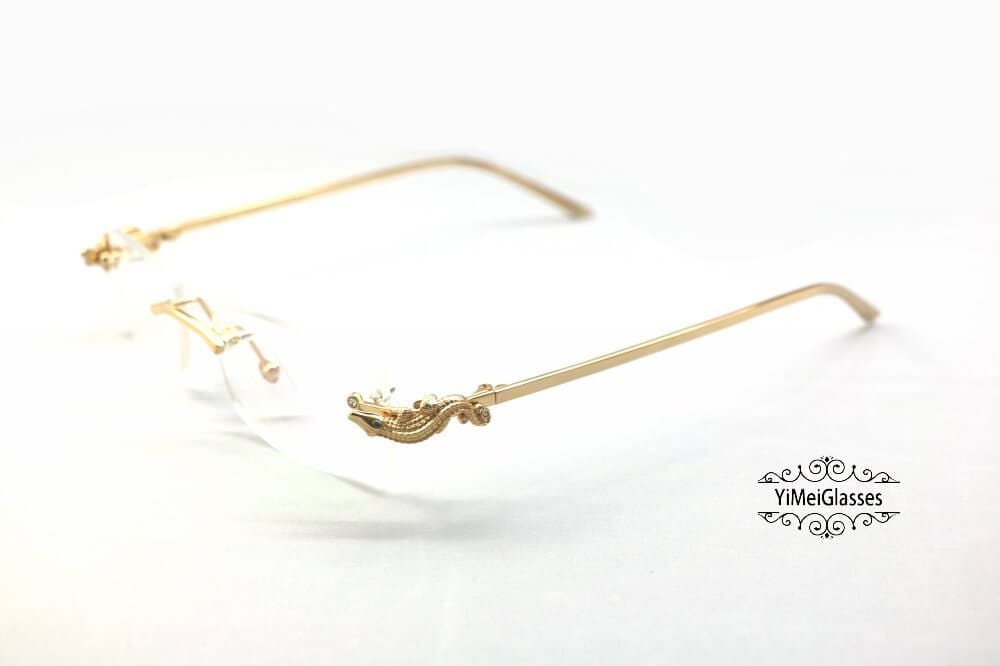 cartier rimless eyewear