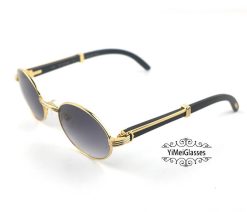 Cartier Buffalo Horn Full Frame Classic Sunglasses CT7550178-53