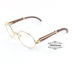 Cartier Wooden Full Frame Wooden Optical Glasses CT7550178-55