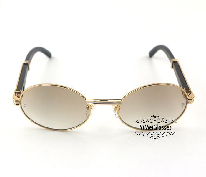 Cartier Buffalo Horn Full Frame Classic Sunglasses CT7550178-55 ...