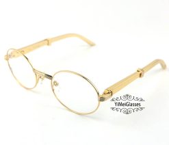 Cartier Stainless Steel Full Frame Classic Eyeglasses CT7550178-55