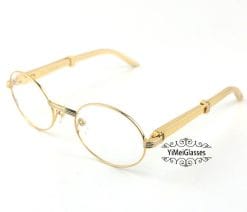 Cartier Stainless Steel Full Frame Classic Eyeglasses CT7550178-55