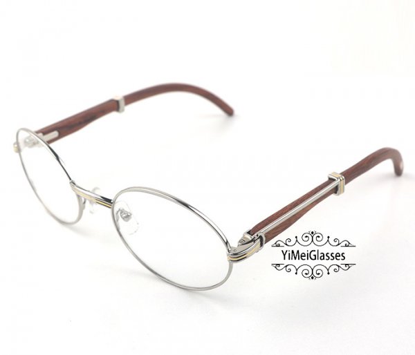 Cartier Wooden Full Frame Wooden Optical Glasses CT7550178-57