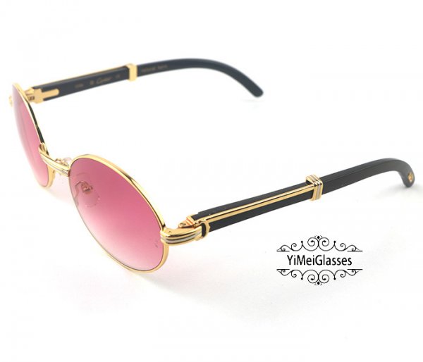 Cartier Buffalo Horn Full Frame Classic Sunglasses CT7550178-57