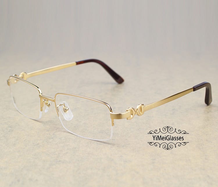 Cartier PANTHÈRE Metal Diamond Classic Rimless EyeGlasses CT6384086