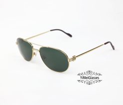 Cartier Metal Retro Double Bridge Design Full Frame Sunglasses CT1188001
