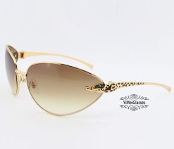 Cartier PANTHèRE Aesthetic Aviators Full Frame Sunglasses CT2000