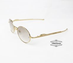 Cartier PANTHèRE Metal Diamond Full Frame Sunglasses CT1180148