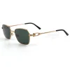 Cartier C Decor 18K GOLD Plated Titanium Full Frame Sunglasses CT0519OT (4)