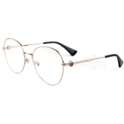 Cartier Logo Decor 18K GOLD Plated Full Frame Eyeglasses CT0449 (21)