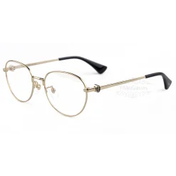 Cartier Logo Decor 18K GOLD Plated Full Frame Eyeglasses CT0491 (4)
