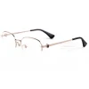 Cartier Logo Decor 18K GOLD Plated Half Frame Eyeglasses CT0415 (22)
