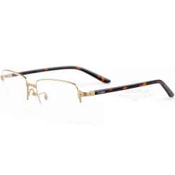Cartier Real Gold Plating Metal Acetate Half Frame Eyeglasses CT0217 (4)