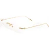 Cartier Real Gold Plating Metal Rimless Eyeglasses CT0070 (4)