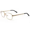 Cartier Santos De 18K GOLD Plated Full Frame Titanium Eyeglasses CT0482 (12)