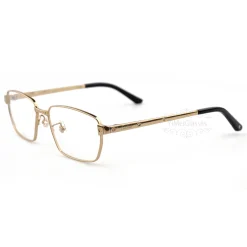Cartier Santos De 18K GOLD Plated Full Frame Titanium Eyeglasses CT0482 (12)