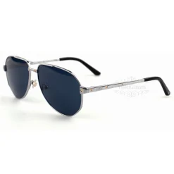 Gafas de sol Cartier Santos De 18K con montura completa de titanio bañadas en ORO CT0461 (21)