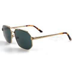 Gafas de sol Cartier Santos De Titanio con montura completa bañadas en ORO 18K CT0462 (5)