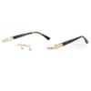 Cartier C Decor Acetate Titanium Rimless Eyeglasses CT0318 (4)