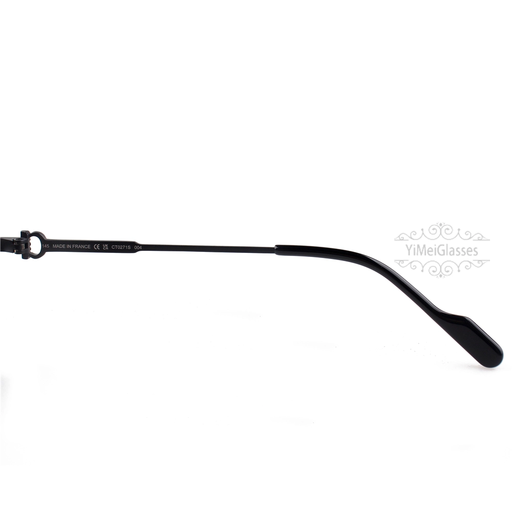 Cartier C Decor Ацетатные титановые солнцезащитные очки без оправы CT0271 (10)