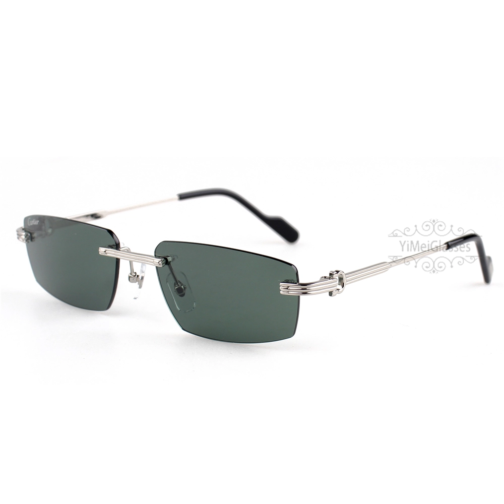 Cartier C Decor Titanium Acetate Rimless Sunglasses CT0535 (3)
