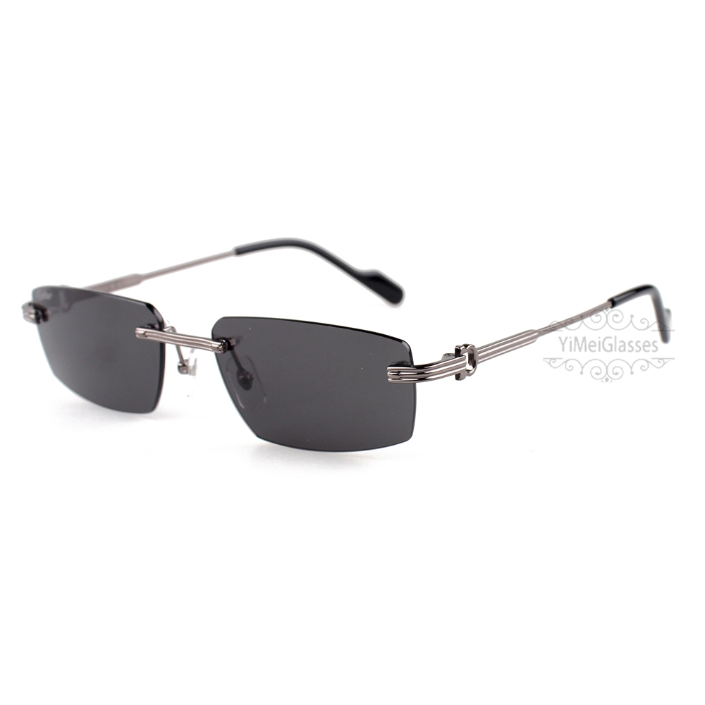 Cartier C Decor Titanium Acetate Rimless Sunglasses CT0535 (5)