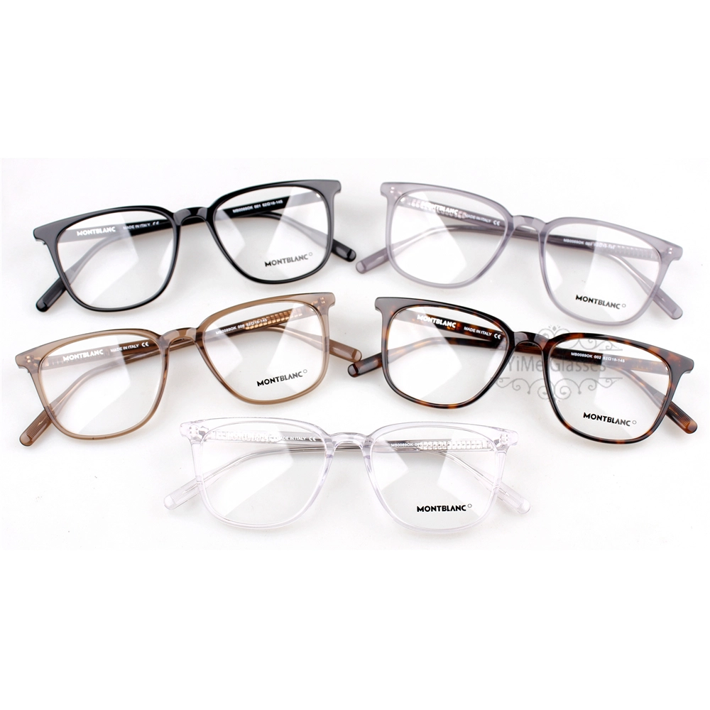 Montblanc Snowcap Emblem Acetat Vollrahmenbrille MB0089 (1)