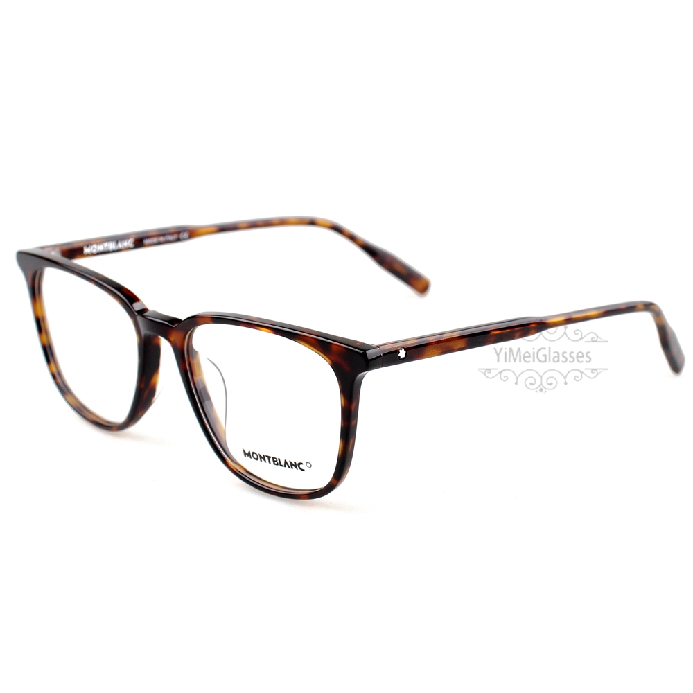 Montblanc Snowcap emblem Acetate Full frame Eyeglasses MB0089