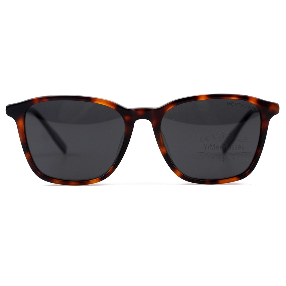 Montblanc Snowcap Emblem Gafas de sol con montura Completa de Acetato MB0082 (13)