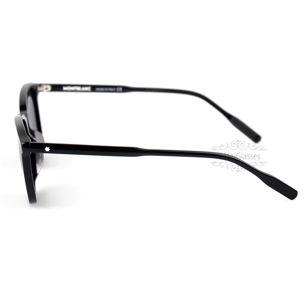 Montblanc Snowcap Emblem Gafas de sol con montura Completa de Acetato MB0082 (8)