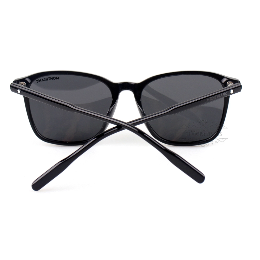 Montblanc Snowcap Emblem Gafas de sol con montura Completa de Acetato MB0082 (9)