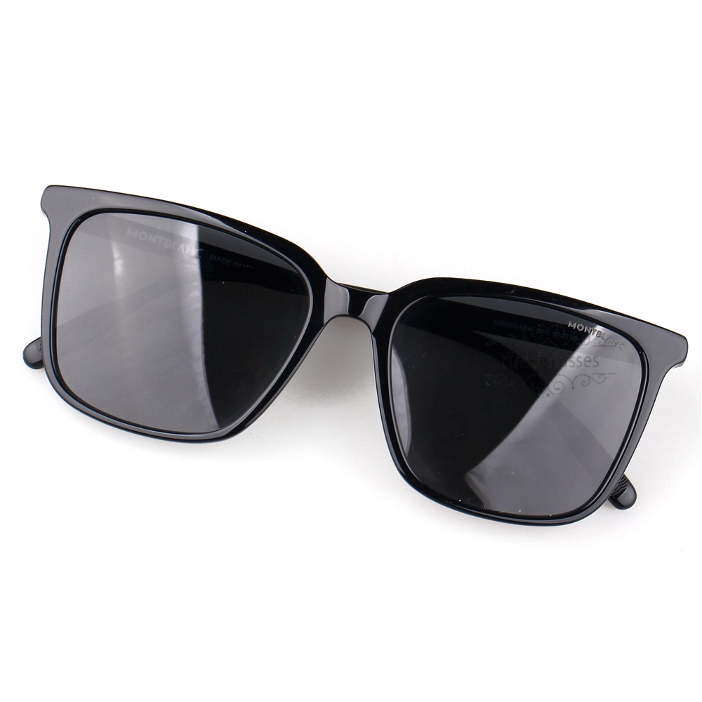 Montblanc Snowcap Emblem acétate Lunettes de soleil pleine monture MB0084 (2)