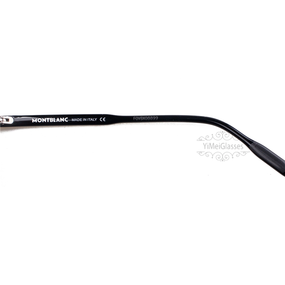 Montblanc Snowcap Emblem acétate Lunettes de soleil pleine monture MB0084 (8)