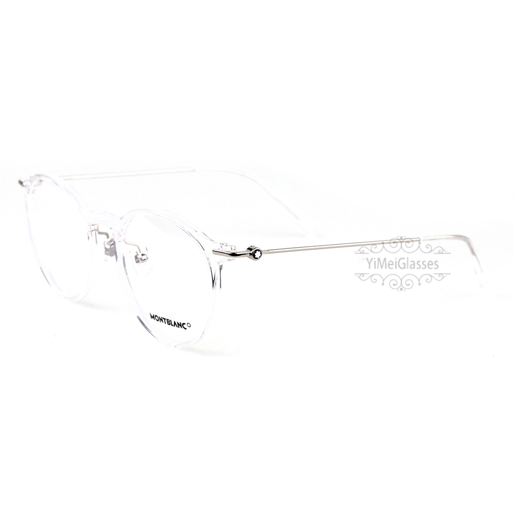 Montblanc Snowcap Emblem Acetate Metal Full Frame Eyeglasses MB0099 (13)