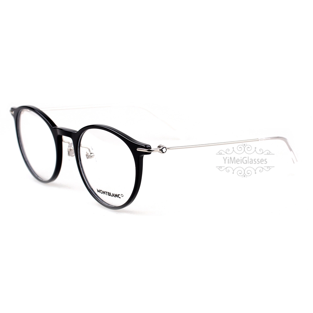 Montblanc Snowcap Emblem Acetate Metal Full Frame Eyeglasses MB0099 (14)