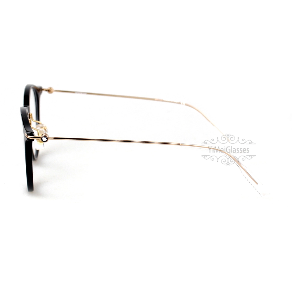 Montblanc Snowcap Emblem Acetate Metal Full Frame Eyeglasses MB0099 (6)