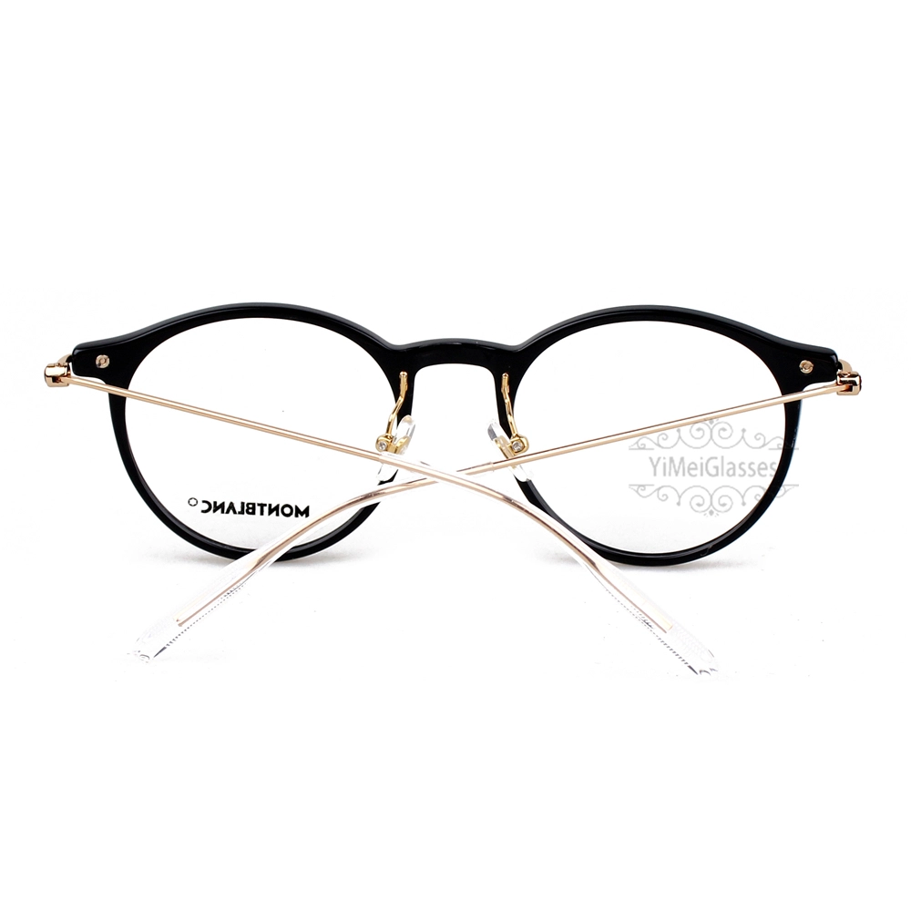Montblanc Snowcap Emblem Acetate Metal Full Frame Eyeglasses MB0099 (7)