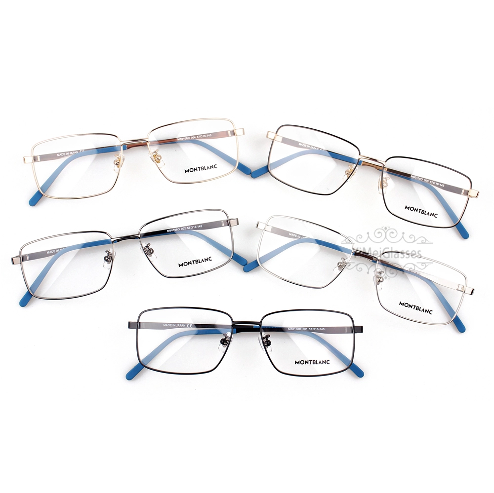 Montblanc Snowcap Emblem Acetate Metal Full Frame Eyeglasses MB0108 (1)