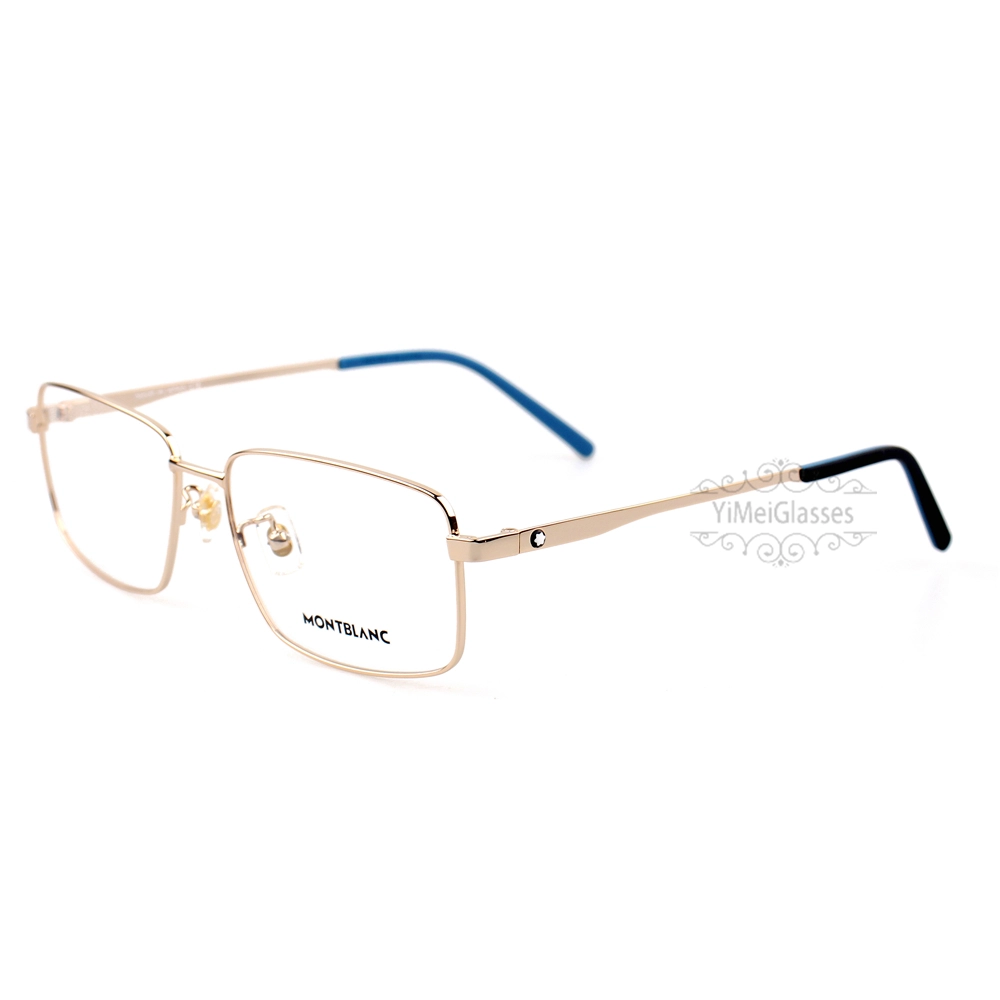 Montblanc Snowcap Emblem Acetate Metal Full Frame Eyeglasses MB0108 (3)