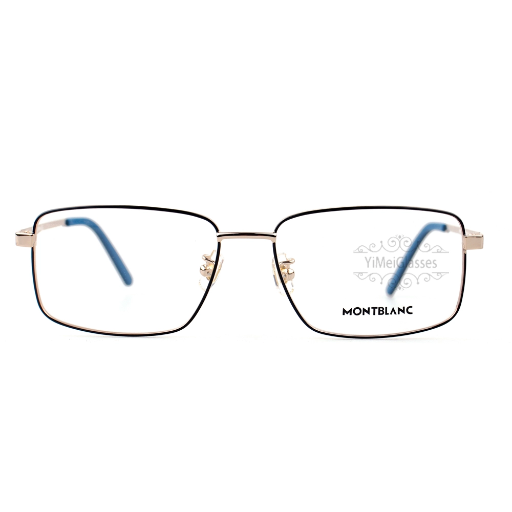 Montblanc Snowcap Emblem Acetate Metal Full Frame Eyeglasses MB0108 (5)