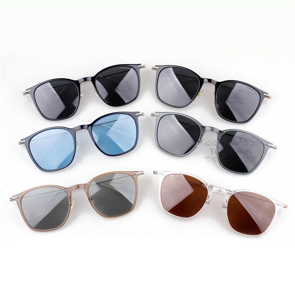 Montblanc Snowcap Emblem Acetate Metal Full Frame Sunglasses MB0098S (1)