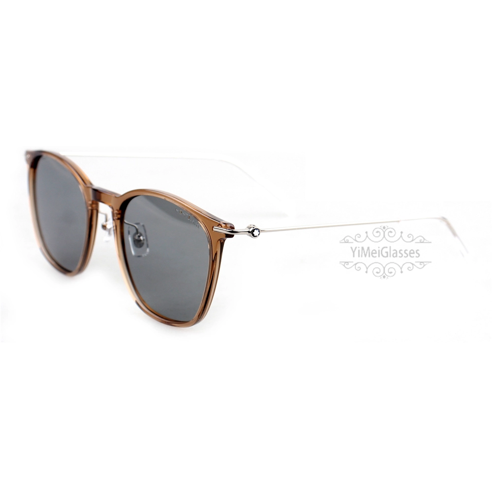 Montblanc Snowcap Emblem Acetate Metal Full Frame Sunglasses MB0098S (12)
