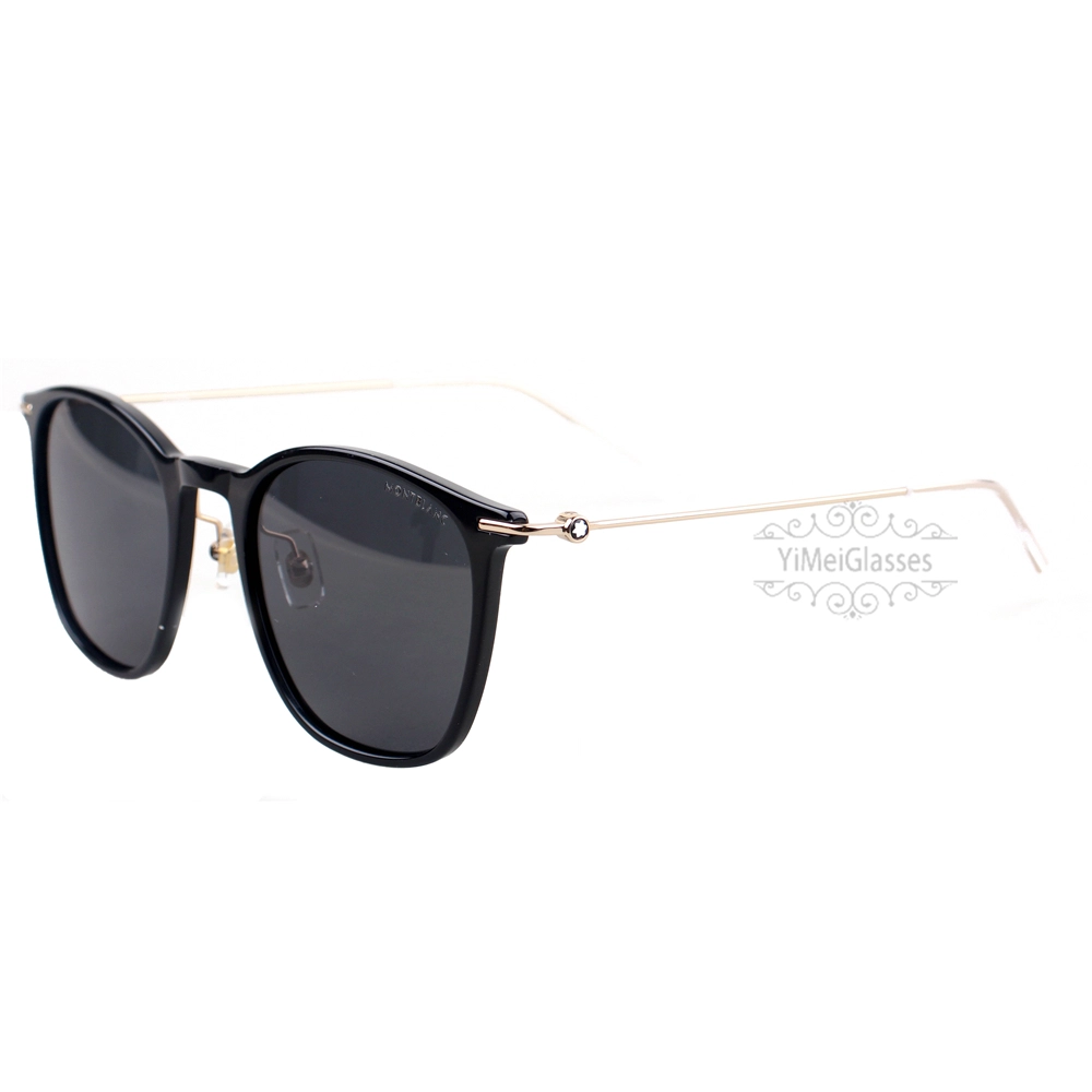 Montblanc Snowcap Emblem Acetate Metal Full Frame Sunglasses MB0098S (6)