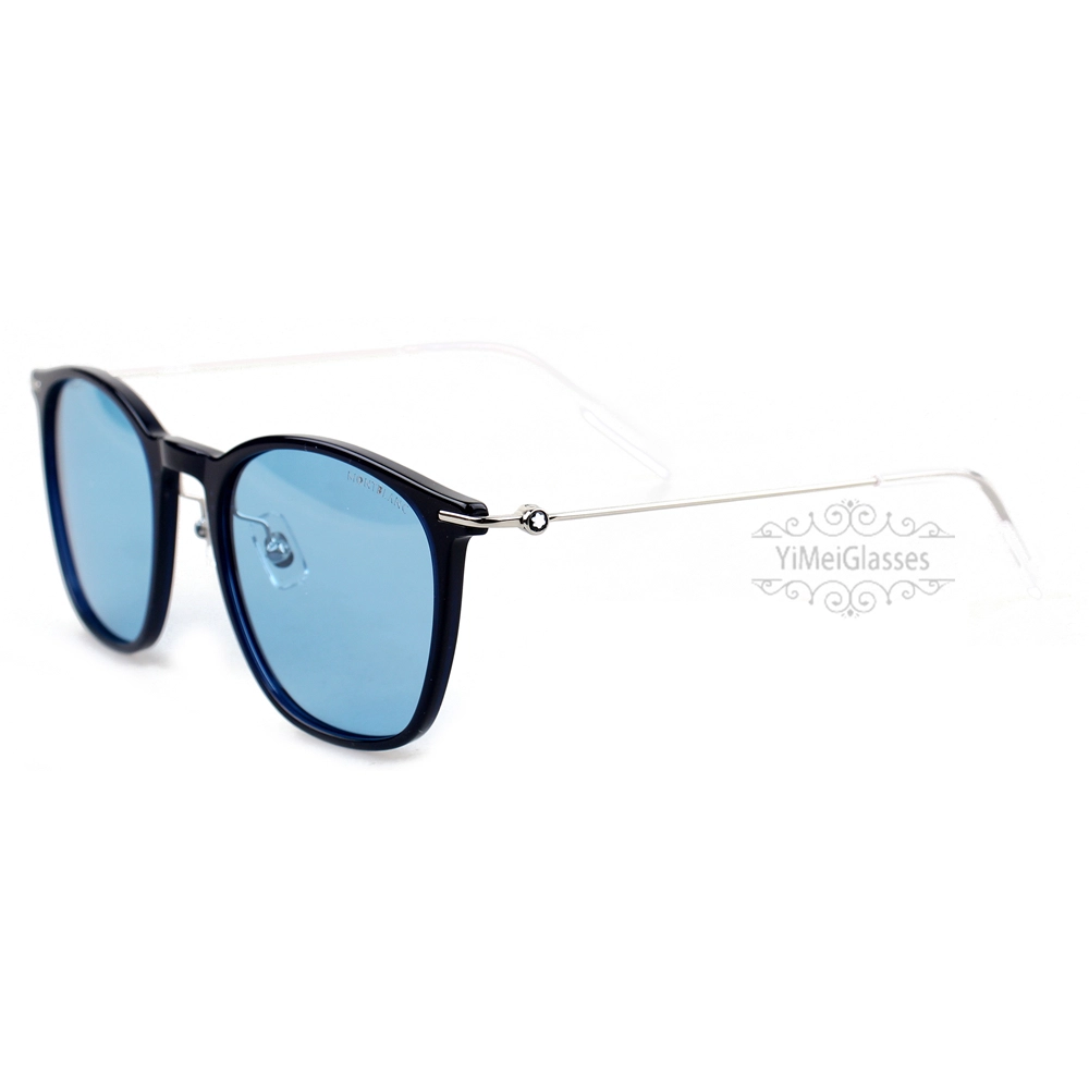 Montblanc Snowcap Emblem Acetate Metal Full Frame Sunglasses MB0098S (9)