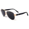 Montblanc Snowcap Emblem Metal Acetate Full Frame Sunglasses MB0064 (4)