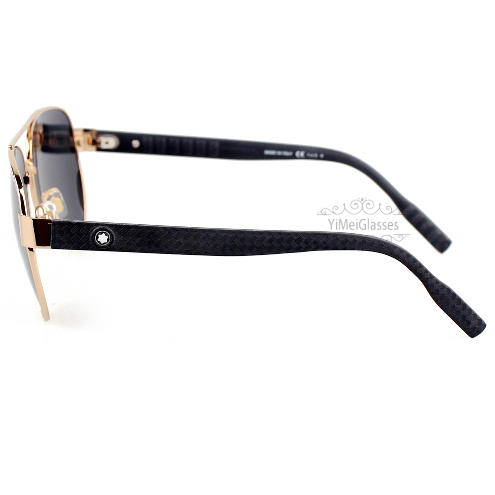 مون بلان نظارة شمسية مون بلان سنو كاب سنو إمبليك، نظارة شمسية بإطار معدني خلاتي كامل MB0064 (5)