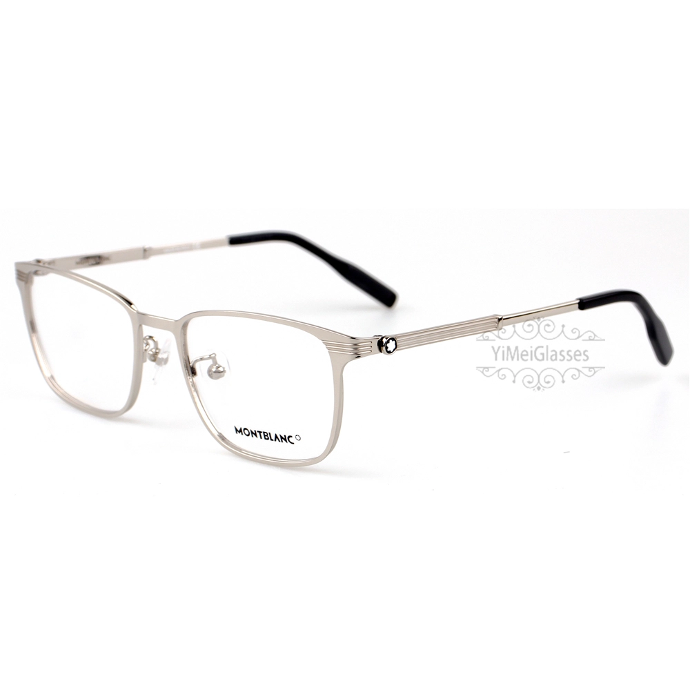 Montblanc Snowcap Emblem Metal Full Frame Eyeglasses MB0094 (10)